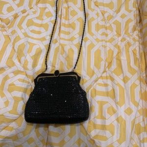 Black Vintage Sequence Bag
